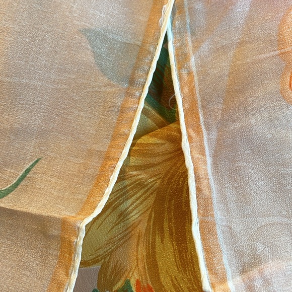 Pebble Crane Rayon Scarf - Picture 4 of 4